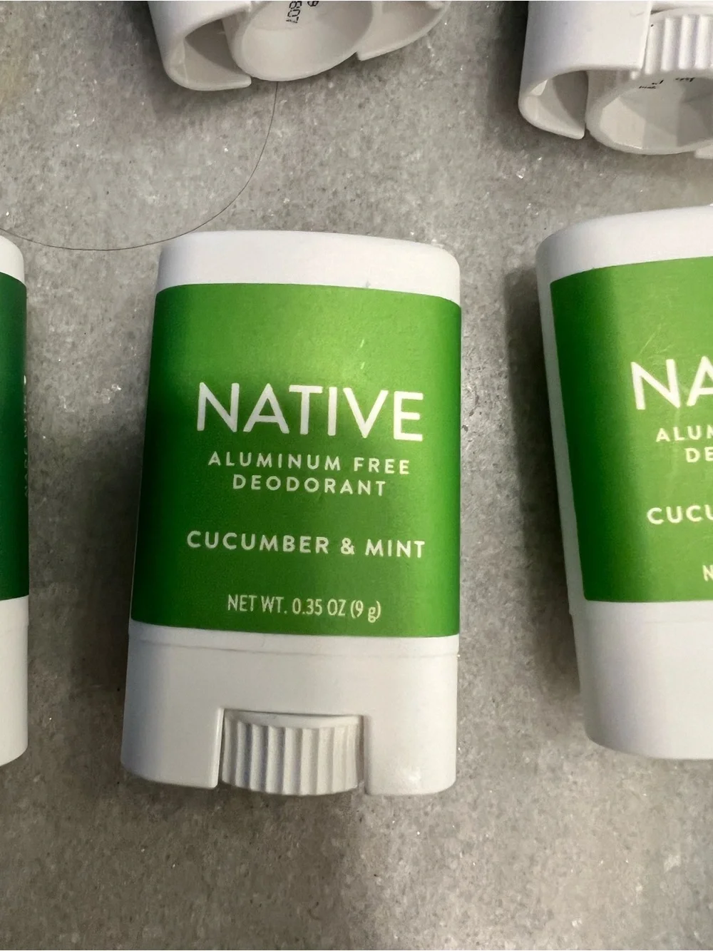Native aluminum free